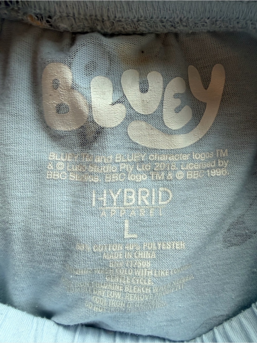 Bluey Lounge Pajama Pants Drawstring Size L - Picture 6 of 6